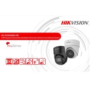 DS-2CD2H46G2-IZS(C), 4MP AcuSense external turret,  2.8-12mm motorized lens, H.265+,  DC12V & PoE, WDR, 40m IR