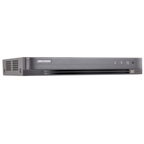 Hikvision, DS-7204HUHI-K1/P/4TB, 4 Channel 5MP Turbo HD 4.0 PoC DVR - 4TB