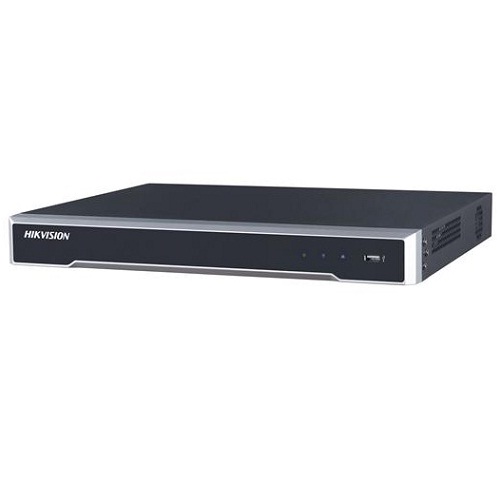 DS-7616NI-K2/16P/16TB, 16 Channel Embedded Plug/Play 4K NVR - 16TB