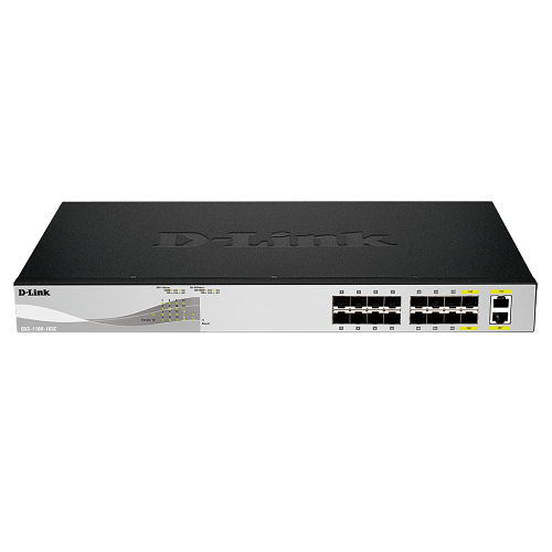 D-Link,  DXS-1100-16SC, 16 Port SFP+ Smart Managed SW 10GBASE-T/SFP+