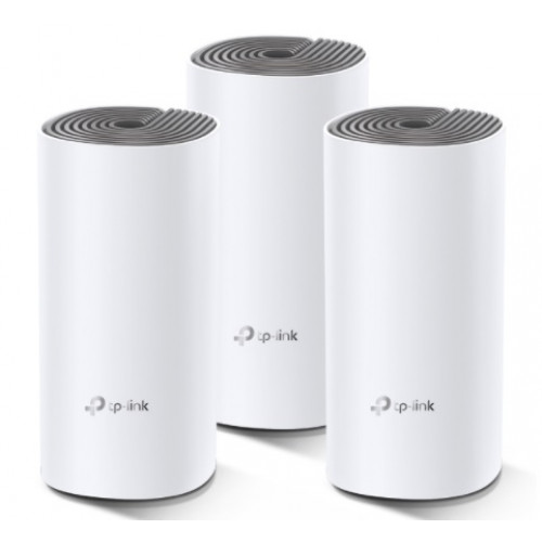 TP-Link, Deco E4(3-pack), AC1200 Whole-Home Mesh Wi-Fi System(3-pack)