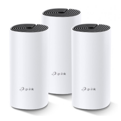 TP-Link, Deco M4(3-pack), AC1200 Whole-Home Mesh Wi-Fi System(3-pack)