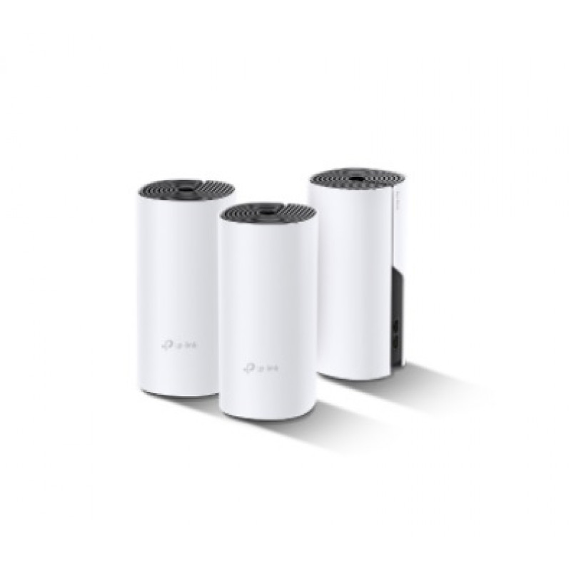 Deco P9(3-pack), AC1200 Whole-Home Hybrid Mesh Wi-Fi S/m w/ Powerline, 3-Pack