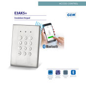 ICS (E3AK5) STANDALONE Stainless Steel Backlit Keypad ,Bluetooth (Upto 1000 IC Card)