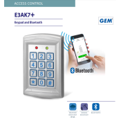 ICS (E3AK7) IP65 Backlit Keypad and Bluetooth w/ Built in tamper alarm and buzzer (85dB)