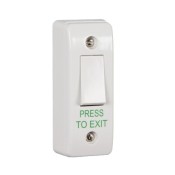 RGL EBLS/AP/PTE, Architrave Retractable Switch PRESS TO EXIT Button