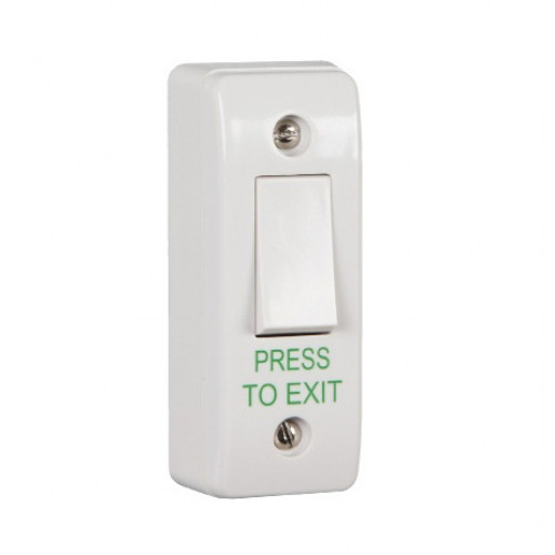 RGL EBLS/AP/PTE, Architrave Retractable Switch PRESS TO EXIT Button