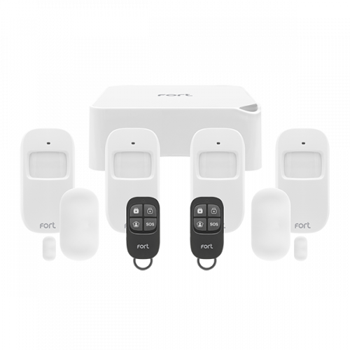 ESP (ECSPK4) Smart Alarm Kit - 1 x Smart Hub, 4 x PIR, 2 x Door/Window Contact, 2 x Remote Control