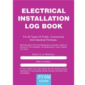SYAM (ELB/36W) Electrical Installation Log Book, A4 Format