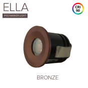 Save Light (ELLA-BZL-BRZ-3/4K) Ella Marker Light Bronze Bezel with Fitting 3000K/ 4000K