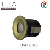 Save Light (ELLA-BZL-MGOLD-3/4K) Ella Marker Light Matt Gold with Fitting 3000K/ 4000K