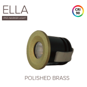 Save Light (ELLA-BZL-PB-3/4K) Ella Marker Light Polished Brass with Fitting 3000K/ 4000K (Gold)