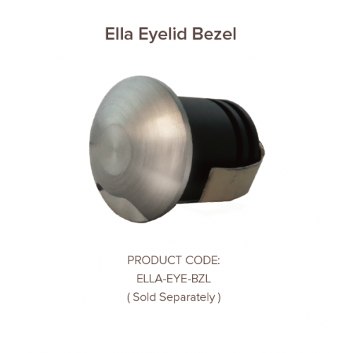 Save Light (ELLA-EYE-BZL) Ella Eyelid Brush Nickel Bezel