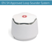 ELS2A4AO, Loop Sounder System - White Sounder Standard Isolator Base