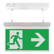 ESP (EMD2WMEXHSIGNUDLR) LED 3W Maintained Hanging Exit Sign Legend Up, Down, Left and Right