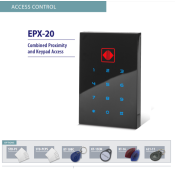 ICS (EPX-20) Combined Proximity and Keypad Access Read range: 5cm. (In noise -free environment).