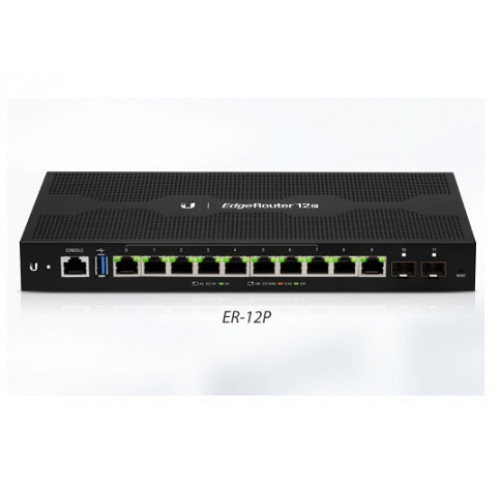 UniFi, ER-12P, Gigabit EdgeRouter 12P with PoE