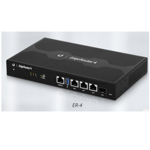 UniFi, ER-4, Gigabit EdgeRouter 4-Port with 1 SFP Port