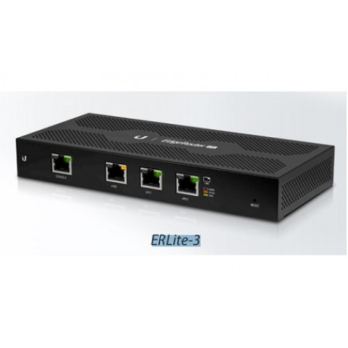 UniFi, ERLite-3, EdgeRouter Lite, 3-port Router