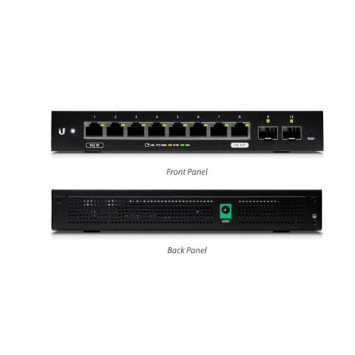 UniFi, ES-10X, Edgeswitch 10X 10-Port Gigabit Switch with PoE Passthrough