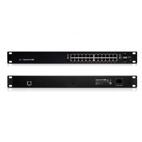 UniFi, ES-24-250W, Edge Gigabit Switch with SFP PoE+, 24, 250W