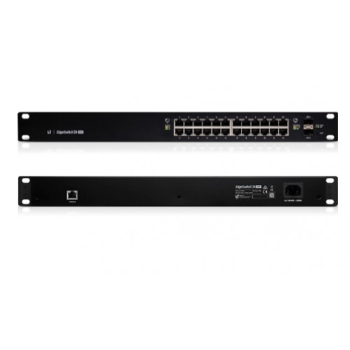 UniFi, ES-24-500W, Edge Gigabit Switch with SFP PoE+, 24, 500W