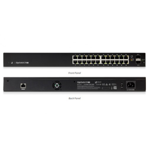 UniFi, ES-24-Lite, Gigabit EdgeSwitch 24 Lite with SFP non POE