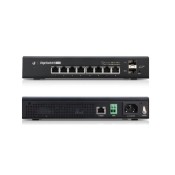 UniFi, ES-8-150W, Managed PoE+ Gigabit EdgeSwitch 8 Port with SFP, 150W
