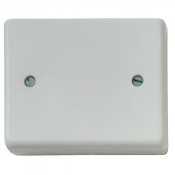 ES059W, Junction Box, 8 Way Plus 2 for Tamper, 70x56x19mm, white