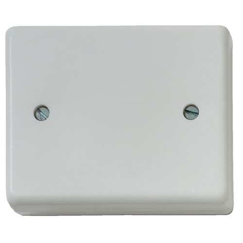 ES059W, Junction Box, 8 Way Plus 2 for Tamper, 70x56x19mm, white