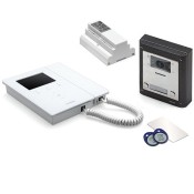 Videx, ESVKX-2/KRV86W, 2 Wire Videokit - 2 Button/Flush Mount, 3.5" Videophone