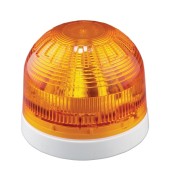 FA350WY, LED Visual Indicator, White Shallow Base, Yellow Lens