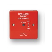HAES, FAIS-R-B, Mains Isolate Switch, Red with Back Box