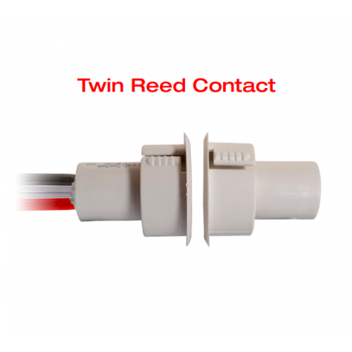CQR (FC511/WH/2) Flush Twin Reed Contact for Metal Doors