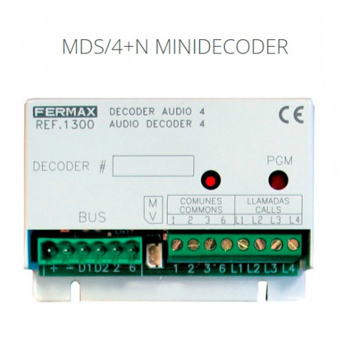 FERMAX 1300, MDS/4+N MINIDECODER