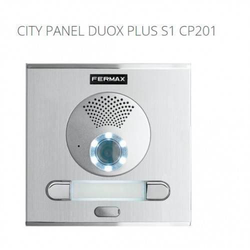 FERMAX 40008, CITY PANEL DUOX PLUS S1 CP201