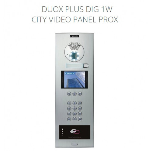 FERMA 73818, DUOX PLUS DIG 1W CITY VIDEO PANEL PROX