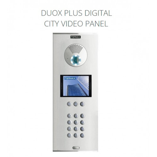 FERMAX 73871, DUOX PLUS DIGITAL CITY VIDEO PANEL