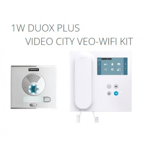 FERMAX 94411, 1W DUOX PLUS VIDEO CITY VEO-WIFI KIT