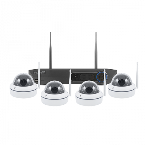 ESP (FHDV4KD4WF) HD1080P 500GB WFREE 4 WHITE DOME KIT