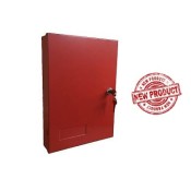RGL, FIRE-DOCBOX, Mild Steel Document Box (Red Finish)
