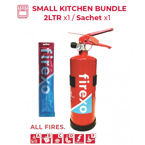 FIREXO-KITCHENPACK, SMALL KITCHEN BUNDLE - 2LTR x1 / Sachet x1