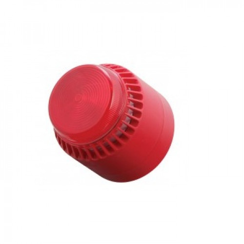 Fulleon, FL-RL-R-D, Red Sounder/Xenon Beacon with Deep Base