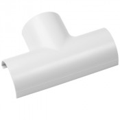 D-Line, FLET3015W, 30x15mm Clip-Over Equal Tee White