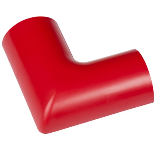 D-Line, FLFB3015R, 30x15mm Clip-Over Flat Bend RED