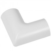 D-Line, FLFB3015W, 30x15mm Clip-Over Flat Bend White