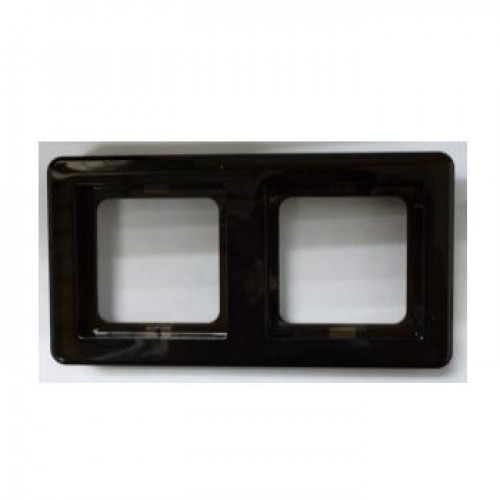 KP06 LCD Keypad Frame 2 Gang, Black (FR2-CYT-BL)