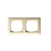 KP06 LCD Keypad Frame E2 Gang, Cream White (FR2-E2-CW)