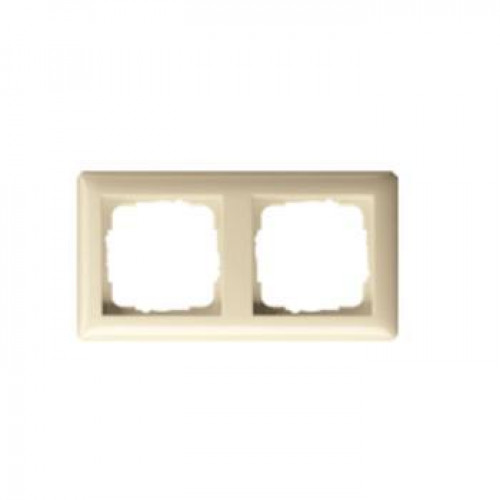 KP06 LCD Keypad Frame E2 Gang, Cream White (FR2-E2-CW)