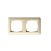 KP06 LCD Keypad Frame E2 Gang, Pure White (FR2-E2-PW)